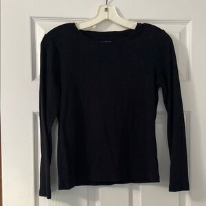 Talbots Black long sleeve T shirt